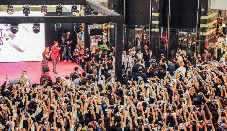 Dalma Mall Flooded With Over 25,000 Mammootty Fans to Get a Glimpse of the Megastar