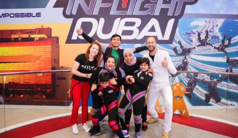 Skydivers to Perform in Inflight Dubai’s Wind Tunnel