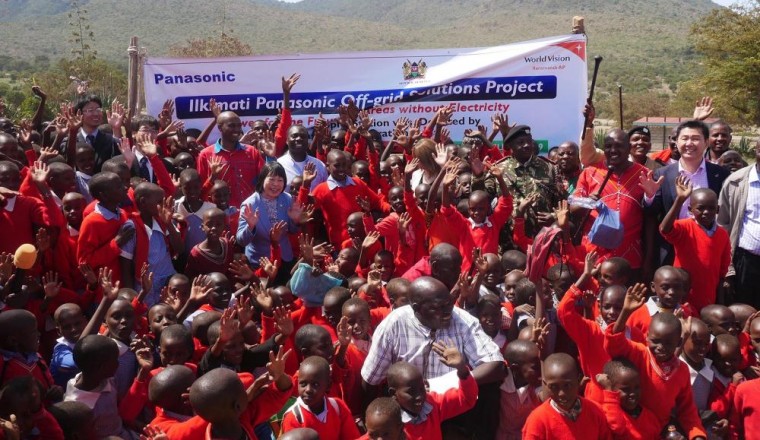 Panasonic and World Vision Launch Off-grid Solutions Project in Narok County, Kenya