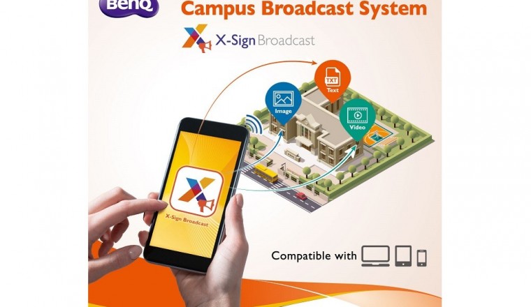 BenQ Announced the Next Generation Campus Broadcast System: “X-Sign Broadcast"