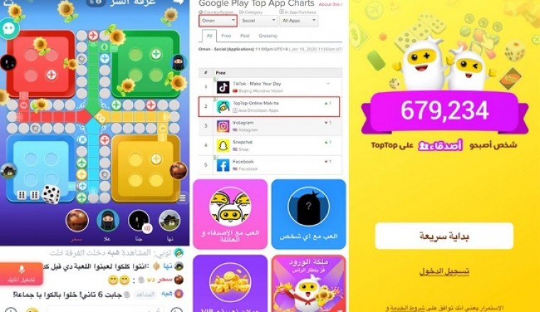 Valuing Privacy, TopTop Has Become the Most Popular Gaming Social App Amongst Women and Girls in the Gulf Countries