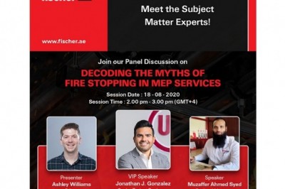 A free to join knowledge-sharing panel discussion on “Decoding the myths of fire stopping in MEP services.”