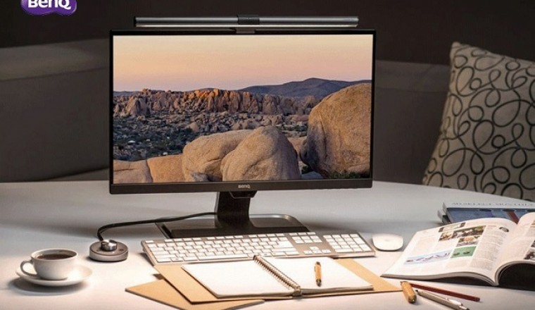 BenQ Launches Eye Care Monitors GW2480T and GW2780T with Monitor Light ScreenBar
