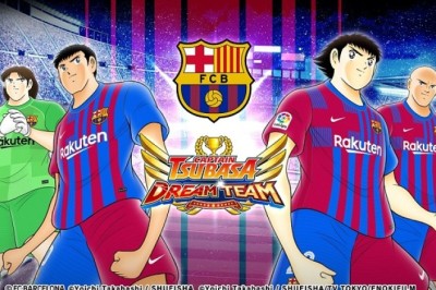 “Captain Tsubasa: Dream Team” Worldwide 4th Anniversary & Official FC BARCELONA Uniforms Debut in Game