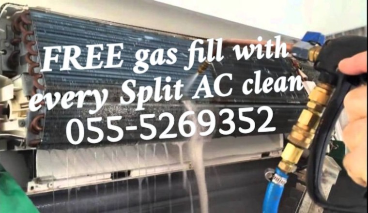 ac maintenance 055-5269352 ajman split clean repair handyman used furniture fixing gas ducting dubai sharjah