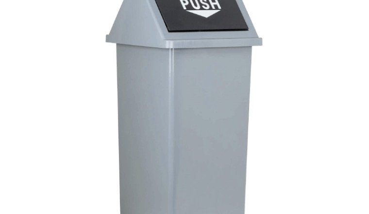 flip top plastic bin