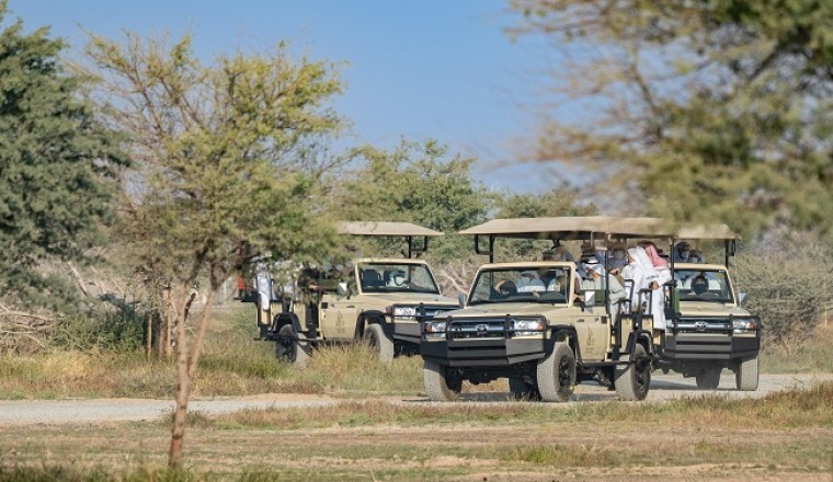 سلطان القاسمي يفتتح سفاري الشارقة