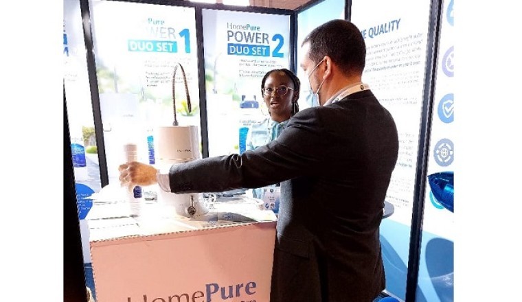 QNET presents its HomePure Complete Water Line in the 9th World Water Forum in Senegal