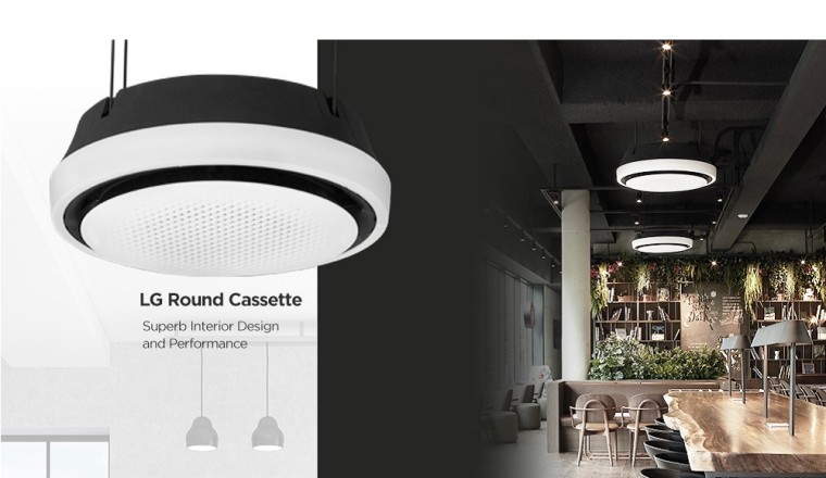 Design And Comfort With LG Round Cassette