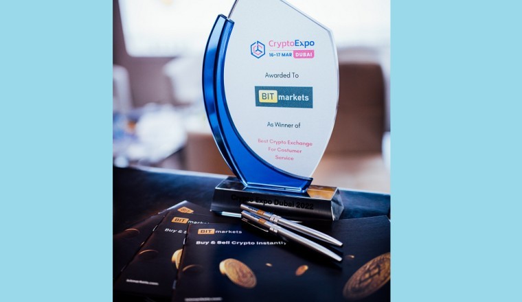 بيت ماركتس تحصد لقب أفضل منصة لتداول العملات المشفرة عن فئة خدمة العملاء