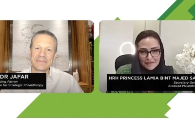 الأمينة العامة للوليد للإنسانية، صاحبة السمو الملكي الأميرة لمياء بنت ماجد سعود آل سعود، تؤكد الحاجة إلى التعاون الاستراتيجي لبناء مستقبل مستدام