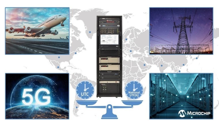 مايكروتشيب تقدم نظام مقياس زمني دقيق متكامل تمامًا