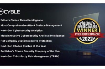 Cyble Sweeps the Coveted Global InfoSec Awards 2022 - Editor's Choice Threat Intelligence - With Wins in 8 Categories