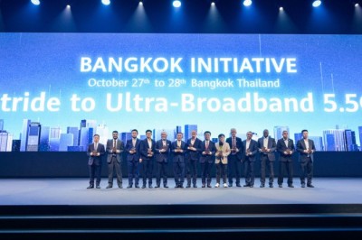 Ultra-Broadband 5.5G Bangkok Initiative Is Released by NBTC, Industry Organizations, Operators and Huawei