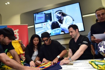 Cosmedica Founder Dr Levent Acar chosen by Ronaldinho for Expert Hair Care