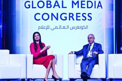 Pierre Choueiri outlines key challenges facing Arab media at the recently held Global Media Congress