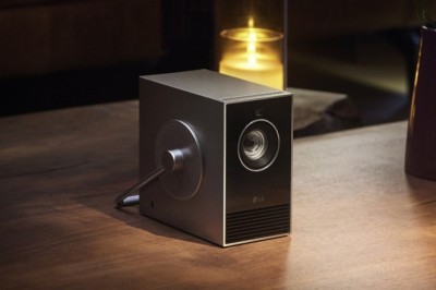 LG’s Newest 4k Lifestyle Projector doubles as a Stylish Art Object