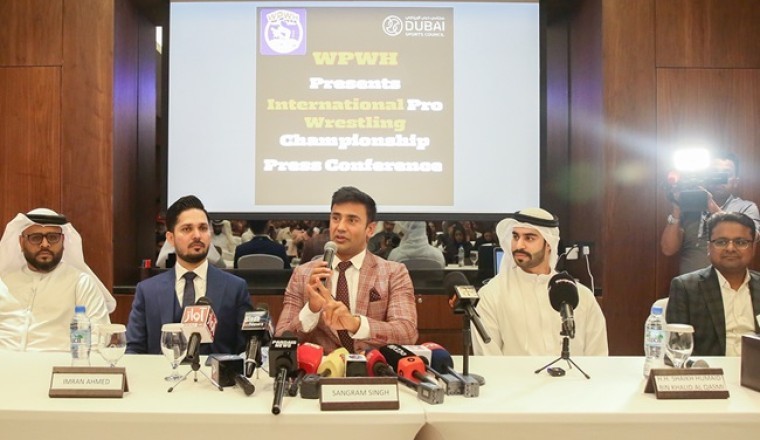 "البطولة الدولية لمصارعة المحترفين 2024" في دبي تشهد نزالاً رئيسياً بين بطلي الهند وباكستان في المصارعة