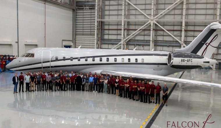 Falcon Technic Returns Global Express XRS Back to the Skies After Major Maintena...