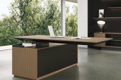 Gravita Contemporary Executive Desk by Urban 411: Power, Precision, Presence