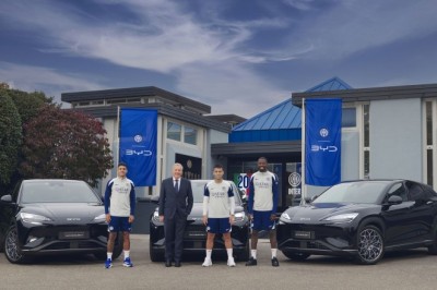 BYD delivers the new SEALION 7 INTER EDITION to FC Internazionale Milano