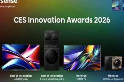 Hisense Wins 58 Awards at CES 2026